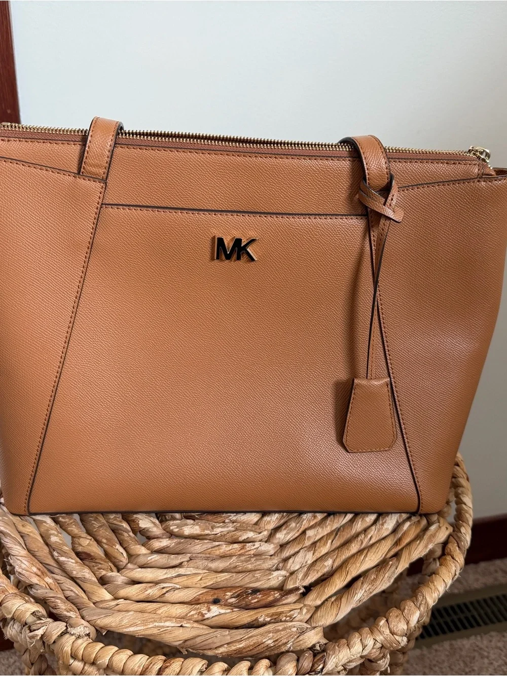 Michael Kors Caramel Saffiano Leather Tote